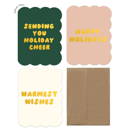 Gold Foil Die Cut Holiday Boxed Set from The Paper + Craft Pantry
