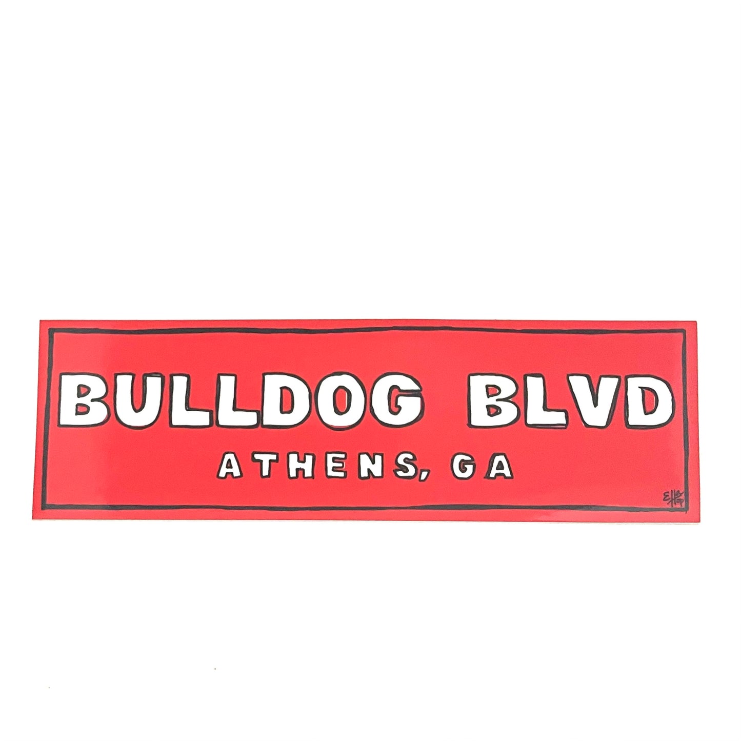 "Bulldog Blvd" Sticker by EllaHop