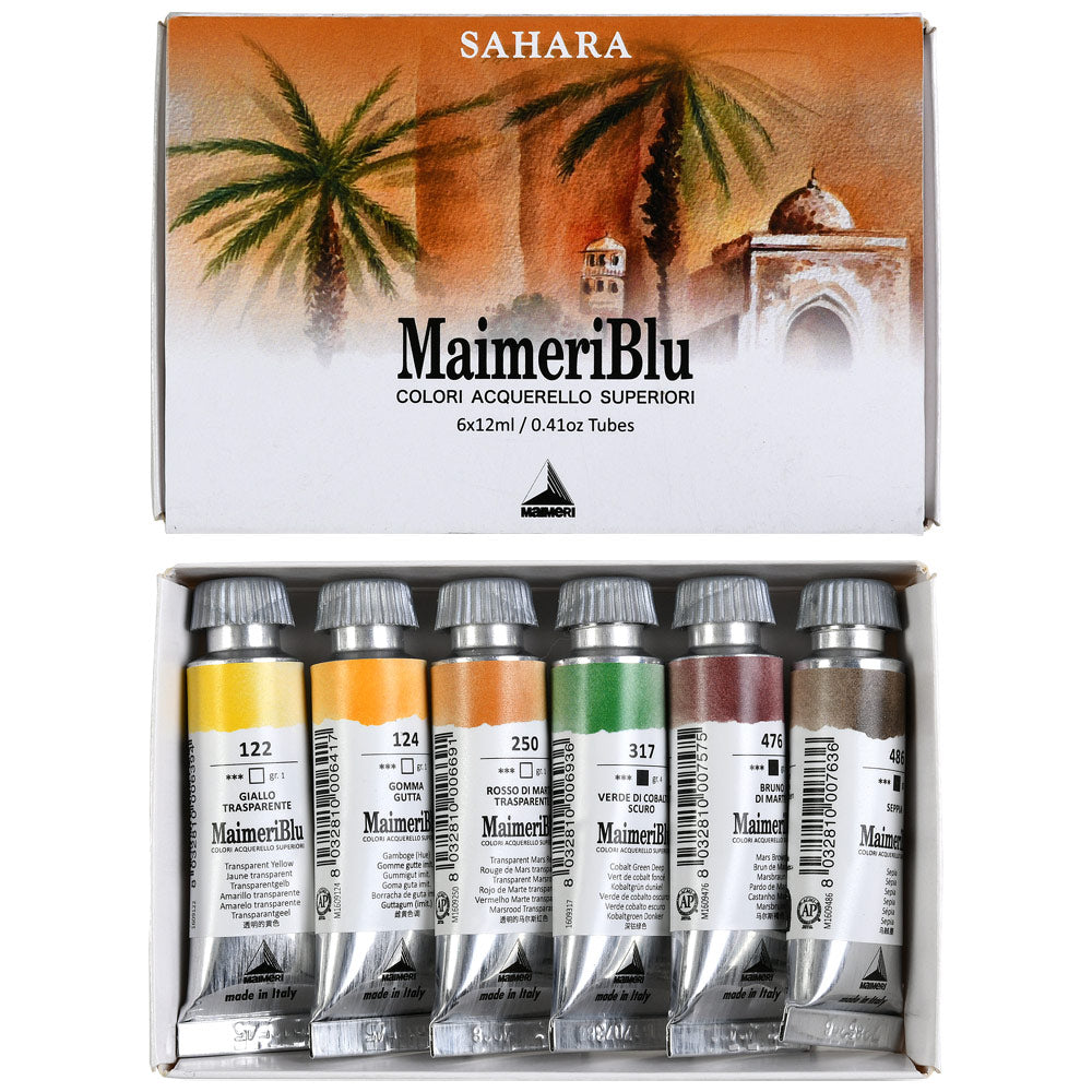 MaimeriBlu Pro Watercolor Sets - 6pk