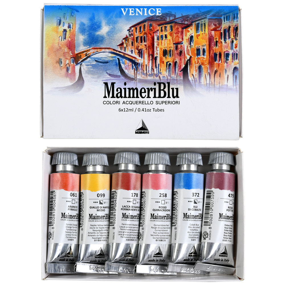 MaimeriBlu Pro Watercolor Sets - 6pk