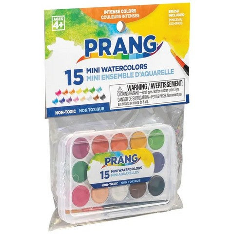 Prang Pan Watercolor Set - 15 pk