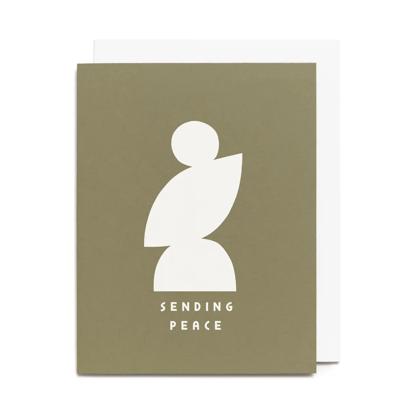 Sending Peace Silhouette Card by Worthwhile Paper