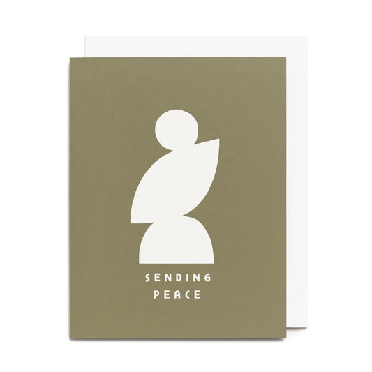 Sending Peace Silhouette Card by Worthwhile Paper