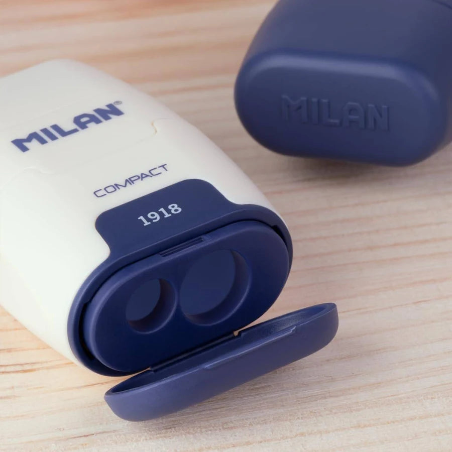 Milan Compact Sharpener & Eraser