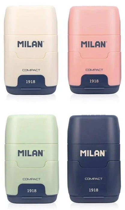 Milan Compact Sharpener & Eraser