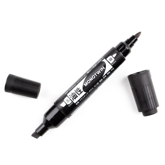 Tombow Mono Twin Permanent Marker - Fine & Chisel Tip