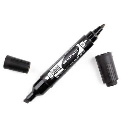 Tombow Mono Twin Permanent Marker - Fine & Chisel Tip