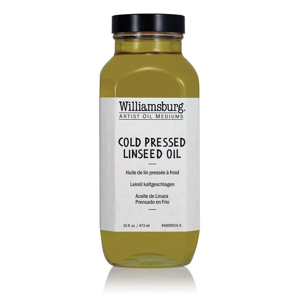 Williamsburg Cold Pressed Linseed Oil - 4 oz. - by Williamsburg - K. A. Artist Shop