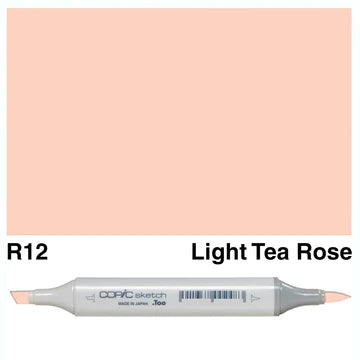 COPIC Sketch Dual-Sided Artist Marker - Warm - R12 - Light Tea Rose by Copic - K. A. Artist Shop