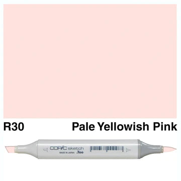 COPIC Sketch Dual-Sided Artist Marker - Warm - R-30 Pale Yellowish Pink by Copic - K. A. Artist Shop