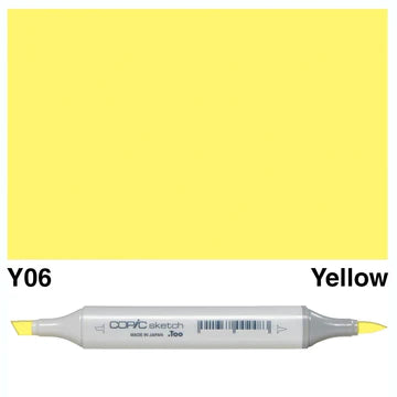 COPIC Sketch Dual-Sided Artist Marker - Warm - Y06 - Yellow by Copic - K. A. Artist Shop