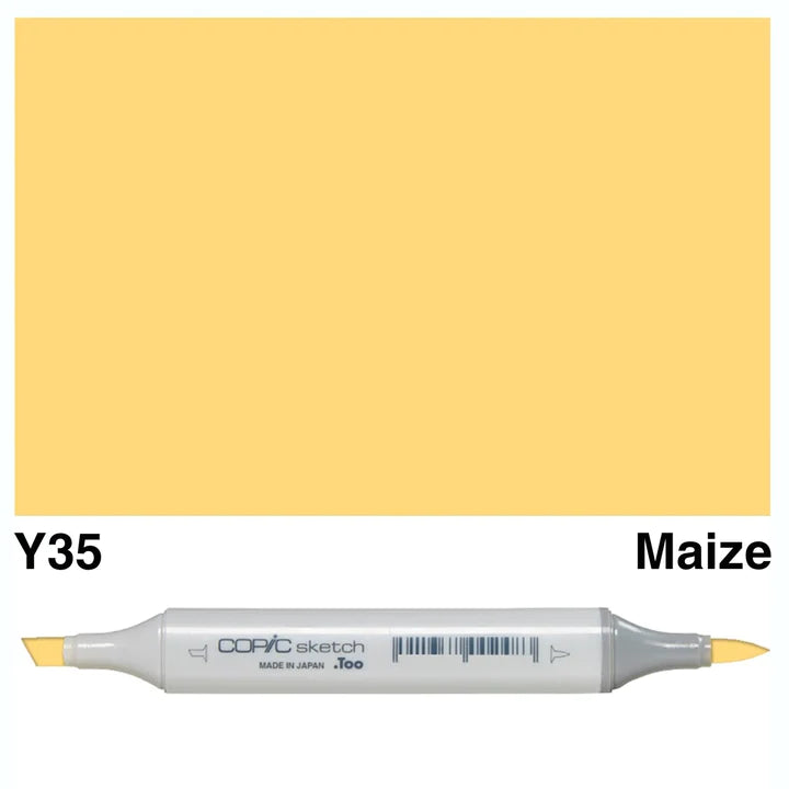 COPIC Sketch Dual-Sided Artist Marker - Warm - Y35 - Maize by Copic - K. A. Artist Shop