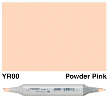 COPIC Sketch Dual-Sided Artist Marker - Warm - YR00 - Powder Pink by Copic - K. A. Artist Shop