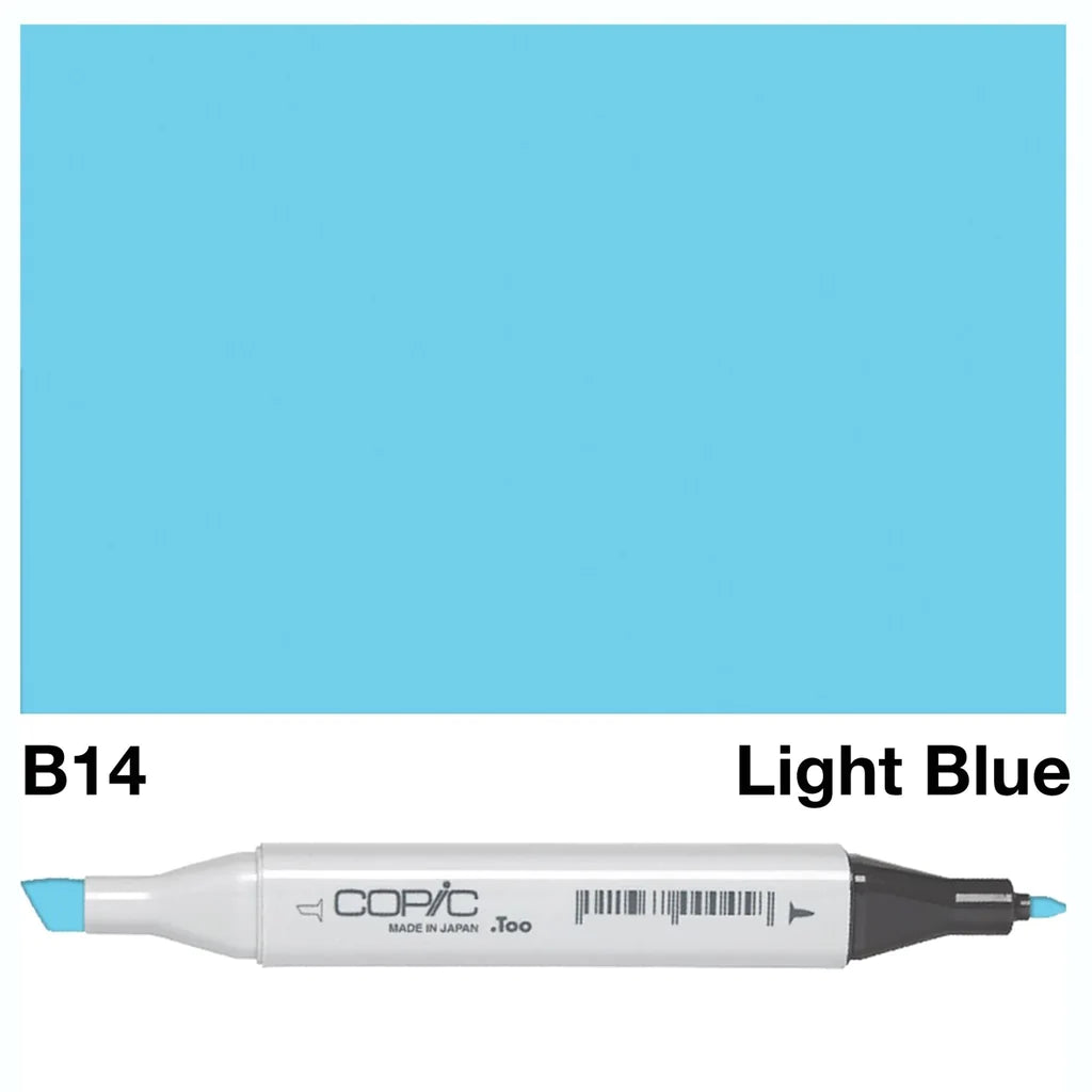 COPIC Classic Dual-Sided Artist Markers - B14 - Light Blue by Copic - K. A. Artist Shop