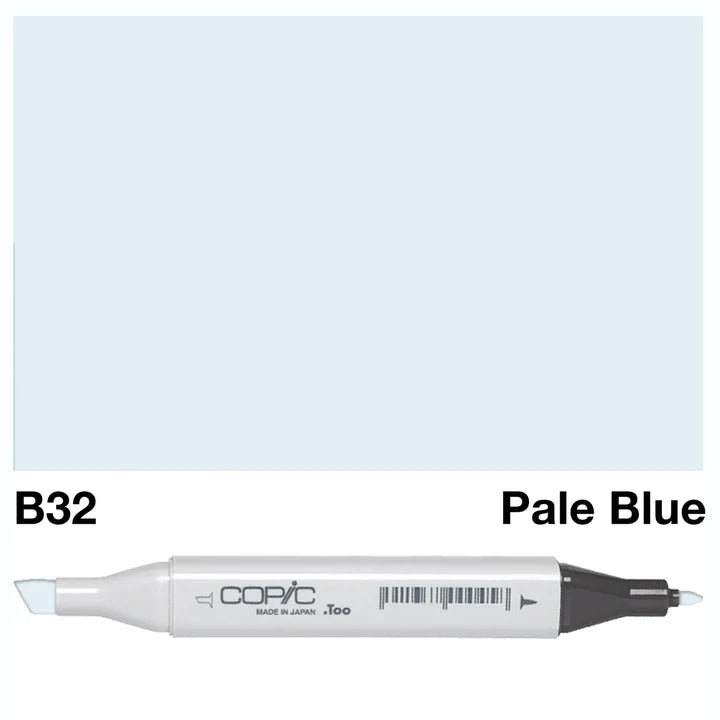 COPIC Classic Dual-Sided Artist Markers - B32 - Pale Blue by Copic - K. A. Artist Shop