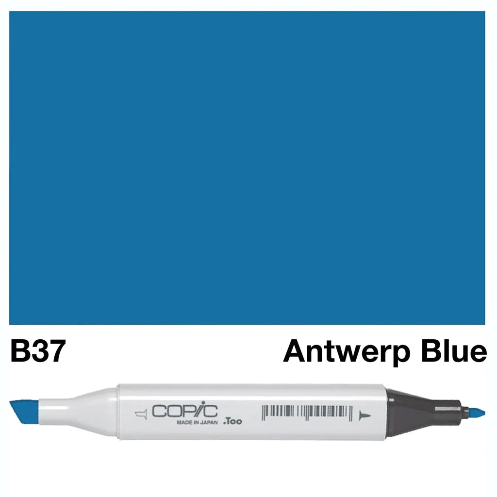 COPIC Classic Dual-Sided Artist Markers - B37- Antwerp Blue by Copic - K. A. Artist Shop
