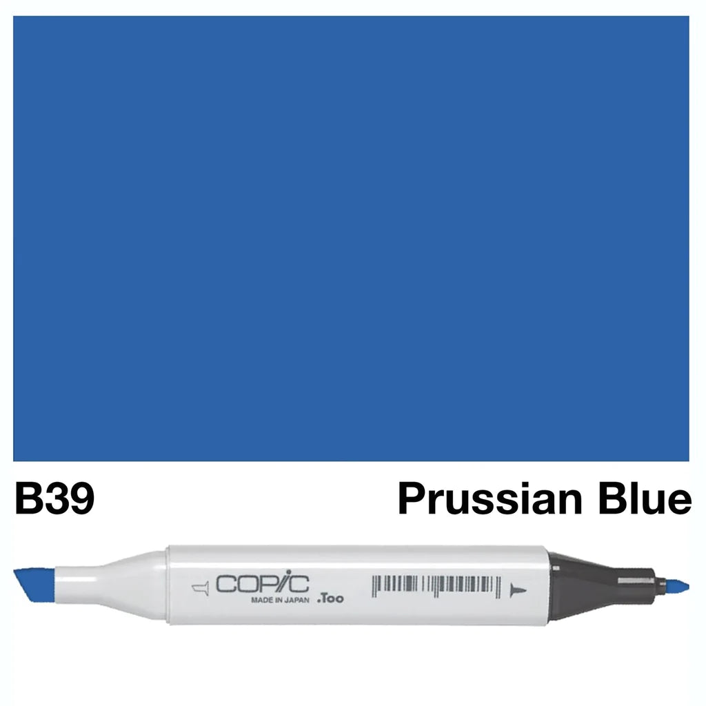 COPIC Classic Dual-Sided Artist Markers - B39 - Prussian Blue by Copic - K. A. Artist Shop