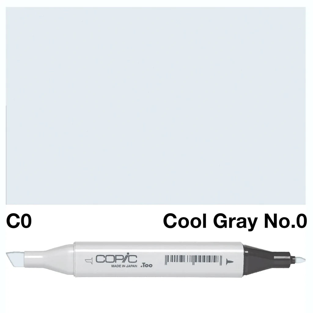 COPIC Classic Dual-Sided Artist Markers - C0 - Cool Gray No. 0 by Copic - K. A. Artist Shop
