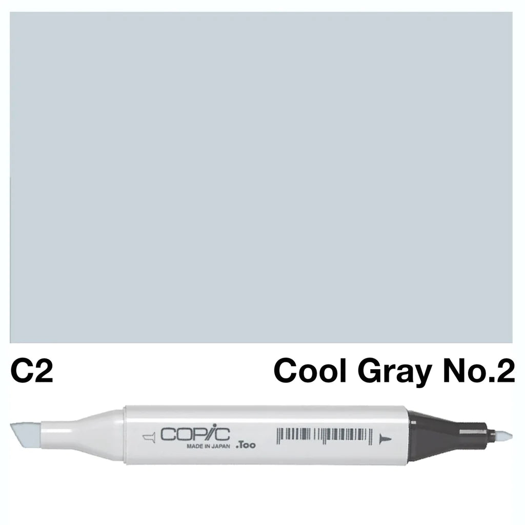 COPIC Classic Dual-Sided Artist Markers - C2 - Cool Gray No. 2 by Copic - K. A. Artist Shop