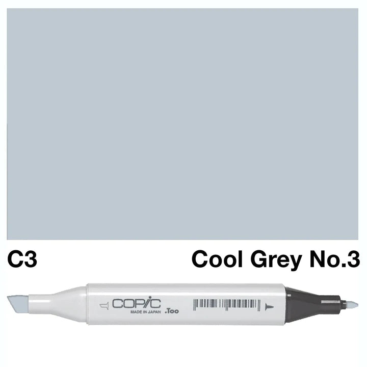 COPIC Classic Dual-Sided Artist Markers - C3 - Cool Gray No. 3 by Copic - K. A. Artist Shop