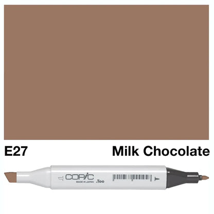 COPIC Classic Dual-Sided Artist Markers - E27 - Milk Chocolate by Copic - K. A. Artist Shop
