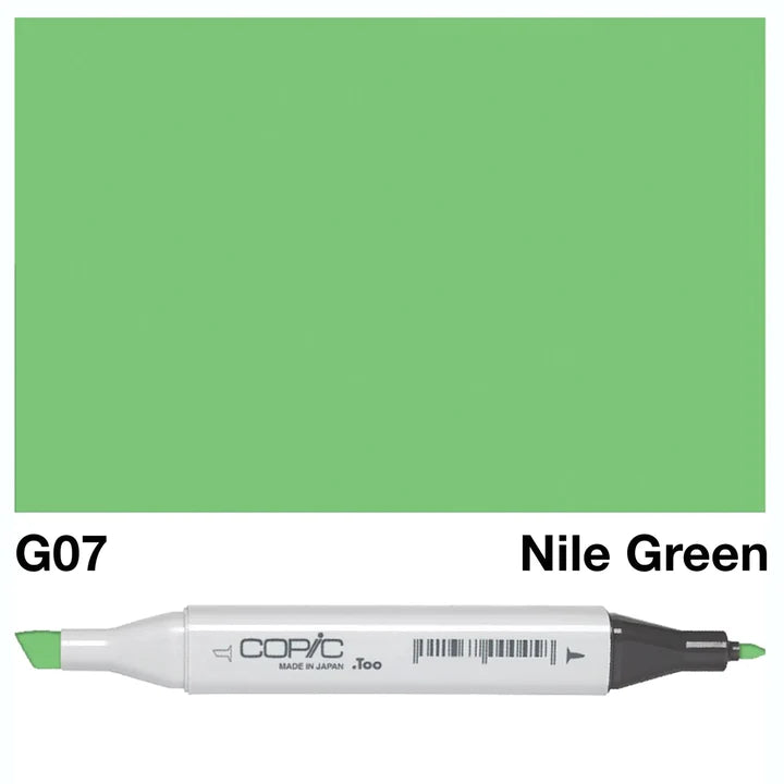 COPIC Classic Dual-Sided Artist Markers - G07 - Nile Green by Copic - K. A. Artist Shop