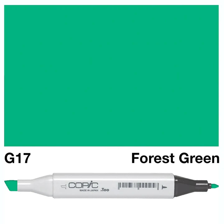 COPIC Classic Dual-Sided Artist Markers - G17 - Forest Green by Copic - K. A. Artist Shop