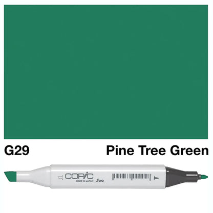 COPIC Classic Dual-Sided Artist Markers - G29 - Pine Tree Green by Copic - K. A. Artist Shop