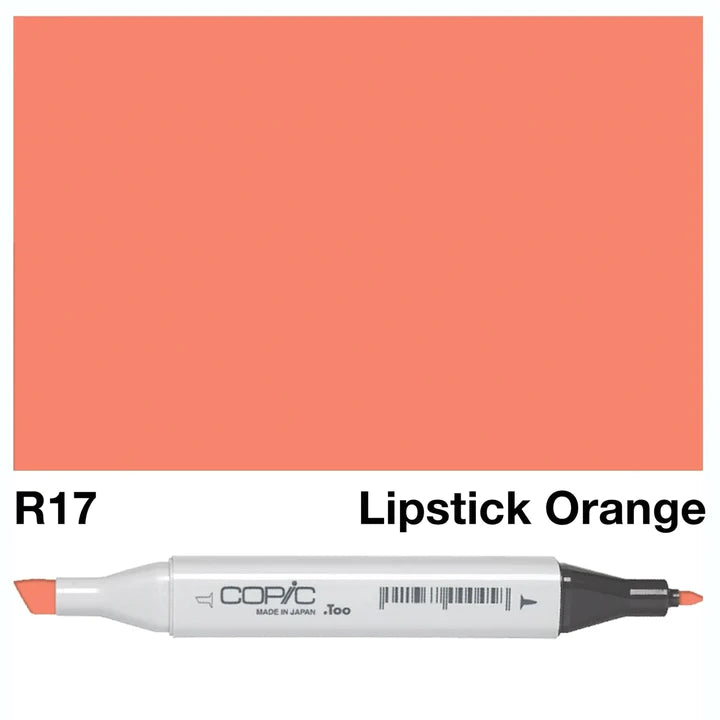 COPIC Classic Dual-Sided Artist Markers - R17 - Lipstick Orange by Copic - K. A. Artist Shop