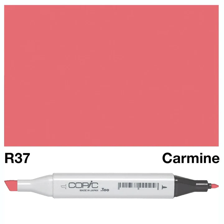 COPIC Classic Dual-Sided Artist Markers - R37 - Carmine by Copic - K. A. Artist Shop