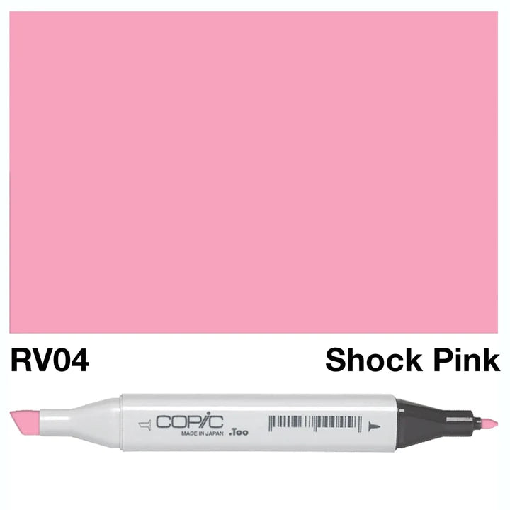 COPIC Classic Dual-Sided Artist Markers - RV04 - Shock Pink by Copic - K. A. Artist Shop