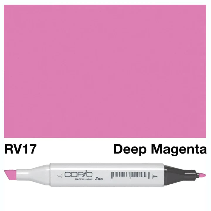 COPIC Classic Dual-Sided Artist Markers - RV17 - Deep Magenta by Copic - K. A. Artist Shop