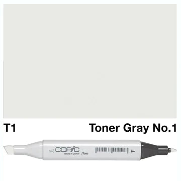 COPIC Classic Dual-Sided Artist Markers - T1 - Toner Gray No. 1 by Copic - K. A. Artist Shop