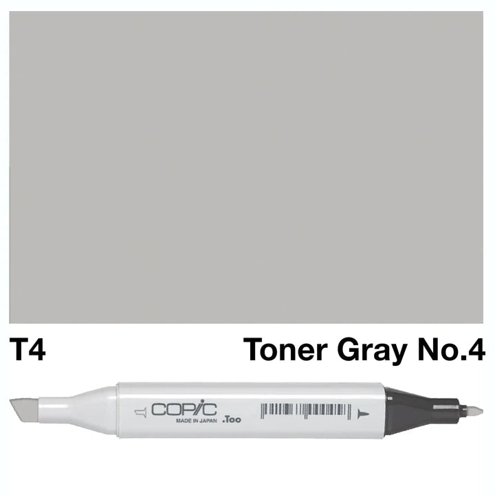 COPIC Classic Dual-Sided Artist Markers - T4 - Toner Gray No. 4 by Copic - K. A. Artist Shop