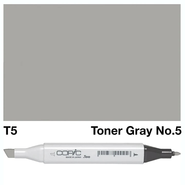 COPIC Classic Dual-Sided Artist Markers - T5 - Toner Gray No. 5 by Copic - K. A. Artist Shop