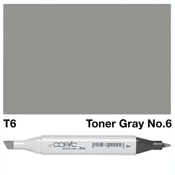 COPIC Classic Dual-Sided Artist Markers - T6 - Toner Gray No. 6 by Copic - K. A. Artist Shop