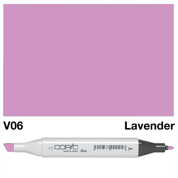 COPIC Classic Dual-Sided Artist Markers - V06 - Lavender by Copic - K. A. Artist Shop