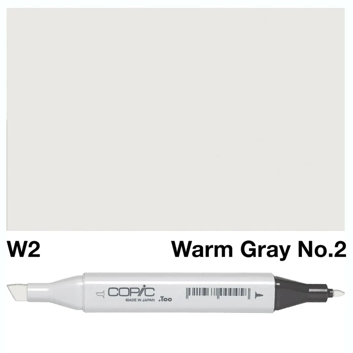 COPIC Classic Dual-Sided Artist Markers - W2 - Warm Gray No. 2 by Copic - K. A. Artist Shop