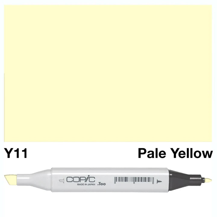 COPIC Classic Dual-Sided Artist Markers - Y11 - Pale Yellow by Copic - K. A. Artist Shop
