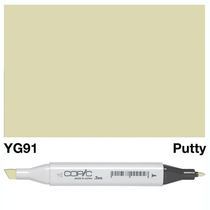 COPIC Classic Dual-Sided Artist Markers - YG91 - Putty by Copic - K. A. Artist Shop