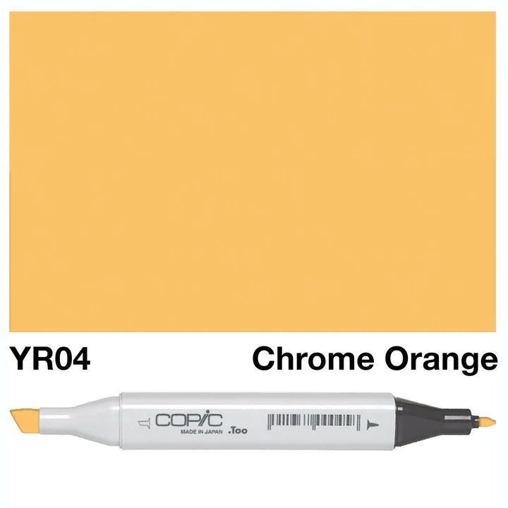 COPIC Classic Dual-Sided Artist Markers - YR04 - Chrome Orange by Copic - K. A. Artist Shop