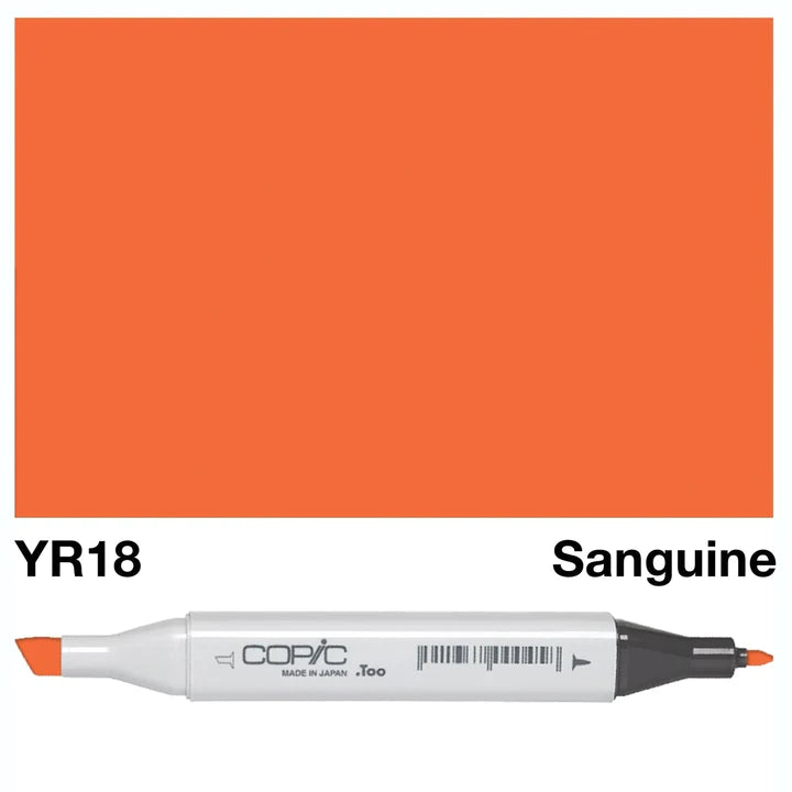 COPIC Classic Dual-Sided Artist Markers - YR18 - Sanguine by Copic - K. A. Artist Shop