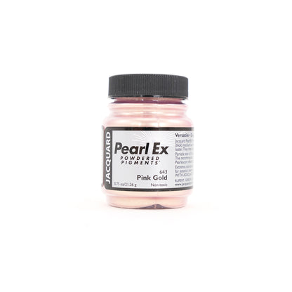 Jacquard PearlEx Powdered Pigments - 0.75 oz jars - Pink Gold by Jacquard - K. A. Artist Shop