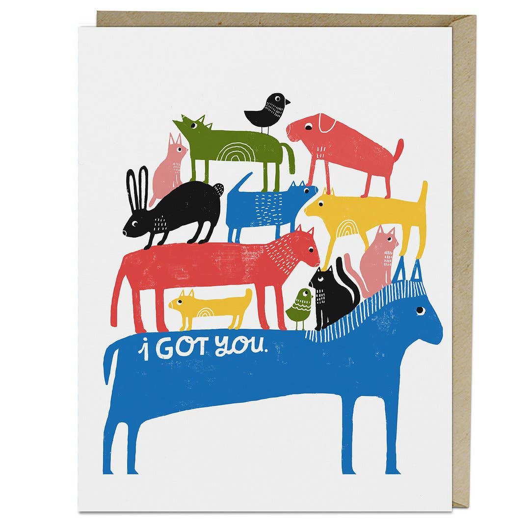 “I Got You” Card by Lisa Congdon - by Lisa Congdon - K. A. Artist Shop