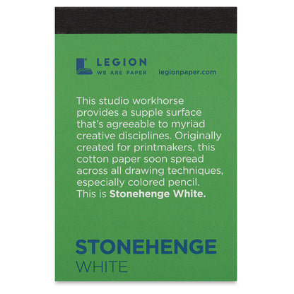 Mini Paper Pads by Legion Paper - Stonehenge White by Legion Paper - K. A. Artist Shop