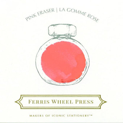 Ferris Wheel Press Fountain Pen Ink - 38ml - Pink Eraser by Ferris Wheel Press - K. A. Artist Shop