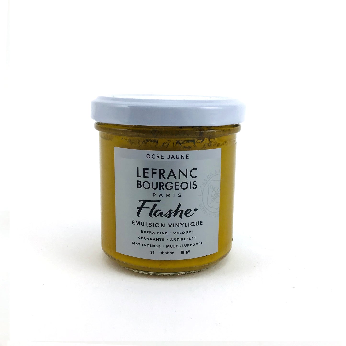 Flashe Vinyl Paint - 125mL - Yellow Ochre by Lefranc & Bourgeois - K. A. Artist Shop