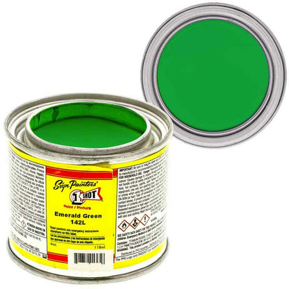 1 Shot Lettering Enamel Paint - 4 oz. - Emerald Green by 1 Shot - K. A. Artist Shop