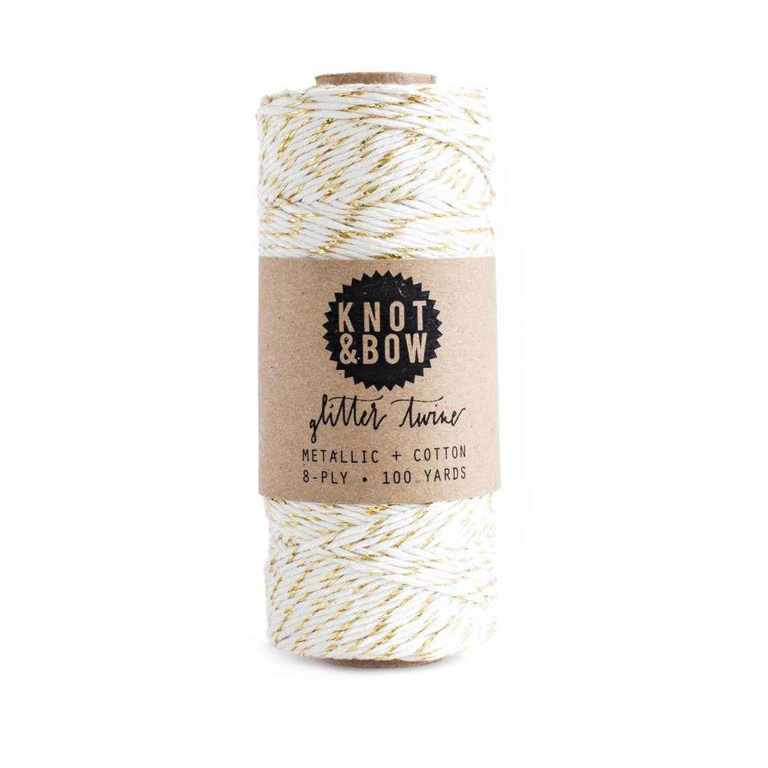 Glitter Twine by Knot & Bow - Natural and Gold by Knot & Bow - K. A. Artist Shop