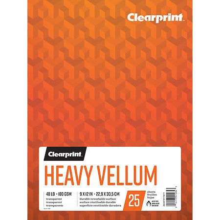 Clearprint Heavy Vellum Pad - 48 lb. - by Clearprint - K. A. Artist Shop